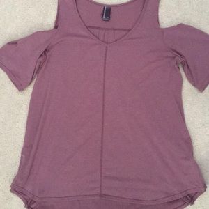 Cold Shoulder Tee Shirt
